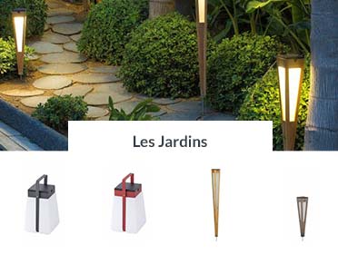 Lampadaire ajustable solaire extérieur LED TINK - Keria et Laurie Lumière