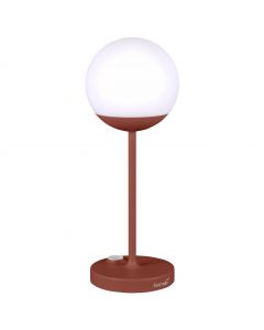 Lampe moderne extérieur LED MOOON! en PVC et aluminium ocre rouge-1-image-2008645
