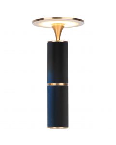 Lampe tactile dimmable SOLO argentée en métal