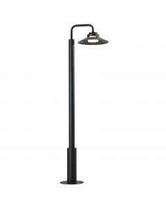 Potelet extérieur VICTORIAN en aluminium noir