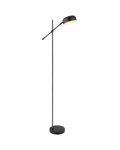 Lampadaire GIANNA en métal noir