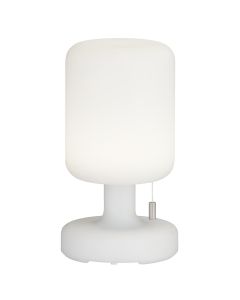 Lampe extérieur LED TERMOLI en PVC blanc