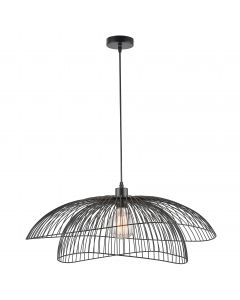 Suspension design filaire WISCONSIN noire mate en métal
