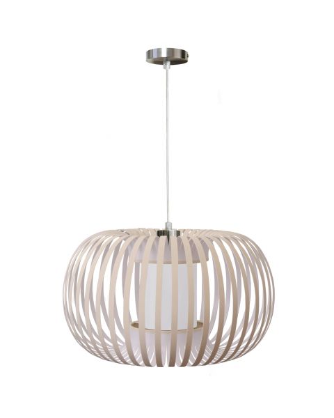 Suspension ESTENO (D38cm) en chintz rose clair-1-image-1902884