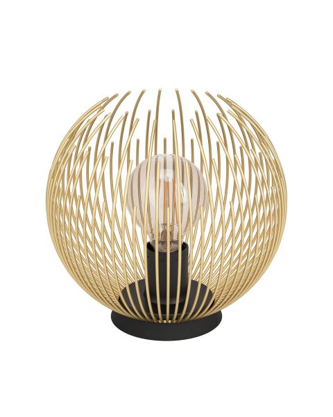 Lampe VENEZUELA doré/noir  Ø23,5cm