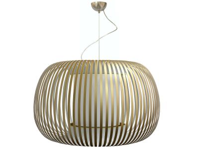 Suspension ESTENO doré/blanc Ø60cm