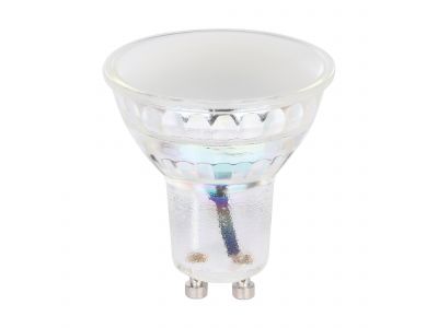 Ampoule filament décorative verre transparent GU10 5,8W