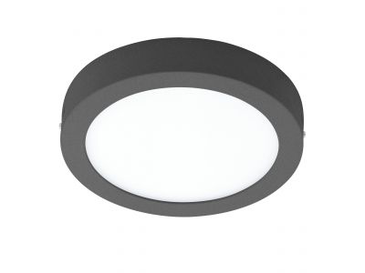 Plafonnier extérieur LED ARGOLIS C noir Ø22,5cm