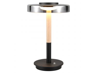 Lampe à poser LED CELESTE noir H33cm