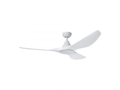 Ventilateur LED dimmable PORTSEA blanc Ø132cm