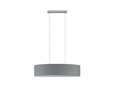 Suspension PASTERI tissu gris Ø75cm