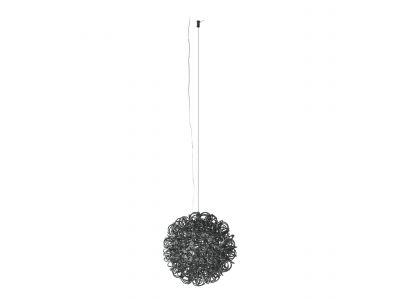 Suspension LED OVAR noir Ø40cm
