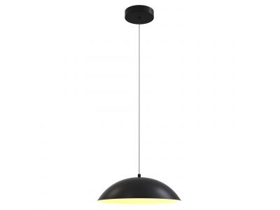 Suspension LED dimmable ROSCOFF noir/doré Ø40cm