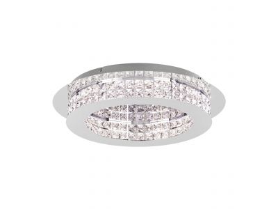 Plafonnier LED PRINCIPEargenté Ø50cm