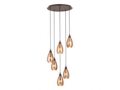 Suspension SIRACUSA marron Ø50cm