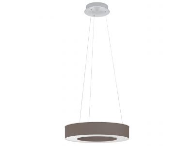 Suspension LED GUAMARE marron Ø53cm