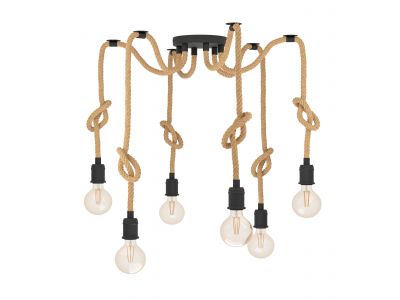 Suspension RAMPSIDE noir Ø18cm
