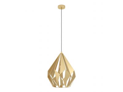 Suspension CARLTON doré Ø38,5cm
