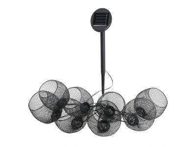 Guirlande extérieure à piquer LED Z_SOLAR noir L300cm