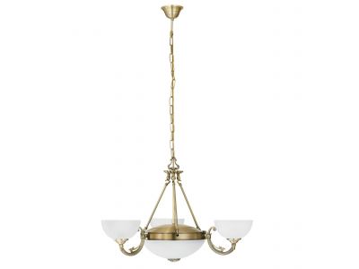 Lustre SAVOY verre/bronze Ø74cm
