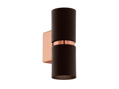 Applique PASSA noire/cuivre L5,5cm
