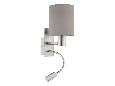 Applique PASTERI nickel/taupe H38cm