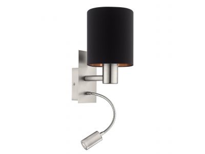 Applique PASTERI nickel/noir H38cm