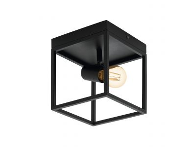 Plafonnier SILENTINA noir Ø18cm