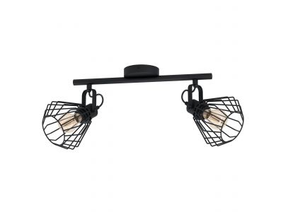 Réglette TABILLANO noir L44cm