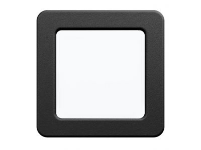 Spot à encastrer LED FUEVA 5 noir 11,5x11,5cm