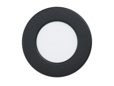 Spot à encastrer LED FUEVA 5 noir Ø8,6cm