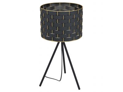 Lampe de table métal noir MARASALES E27 1X40W