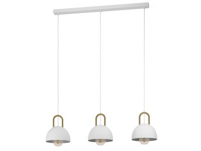 Suspension métal blanc CALMANERA E27 3X40W