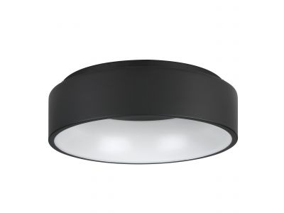 Plafonnier plastique noir MARGHERA 2 LED INT 3X25,5W