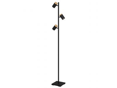 Lampadaire CARTAGENA noir/doré H162,50cm