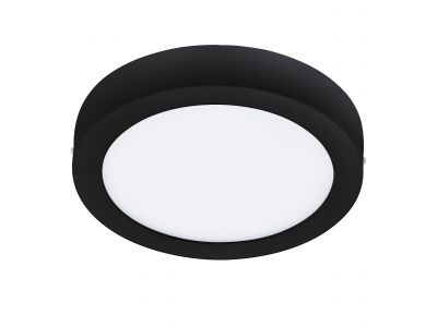 Spot à rencastrer LED dimmable FUEVA-Z noir Ø21cm