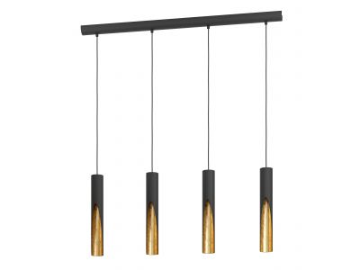 Suspension BARBOTTO noir L92,5cm