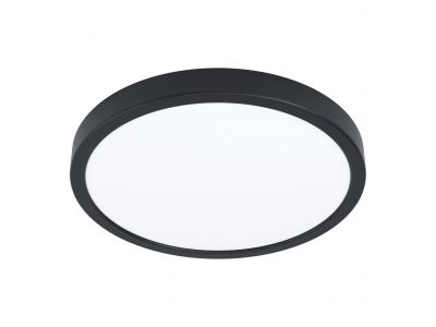 Plafonnier en acier noir FUEVA 5 20,5W