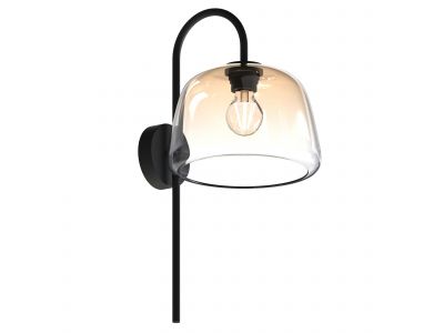 Applique murale GIOBOLE verre ambré H48cm