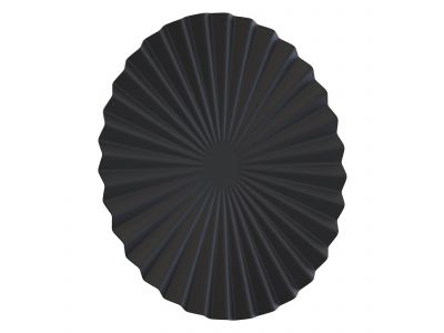 Applique LED dimmable PERALEJO noir Ø30cm