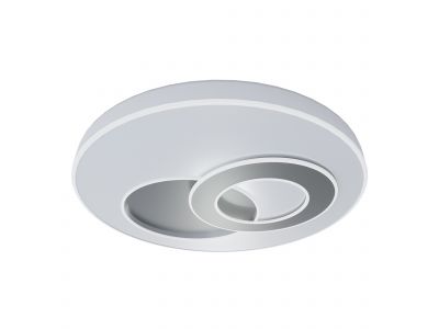 Plafonnier LED dimmable CEIL blanc/noir Ø52cm