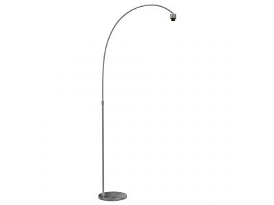 Pied de lampadaire SATIN NICKEL H200cm