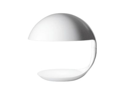 Lampe à poser COBRA Métal et polypropylène blanc H40cm