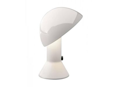 Lampe à poser ELMETTO blanc H28cm