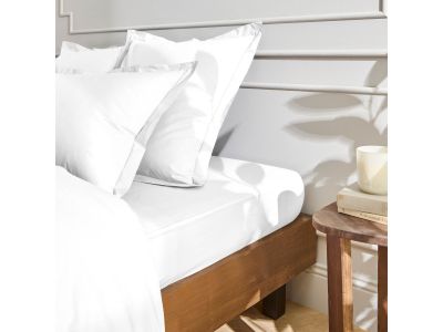 Drap housse duo pour sommier articulé coton PERCALE