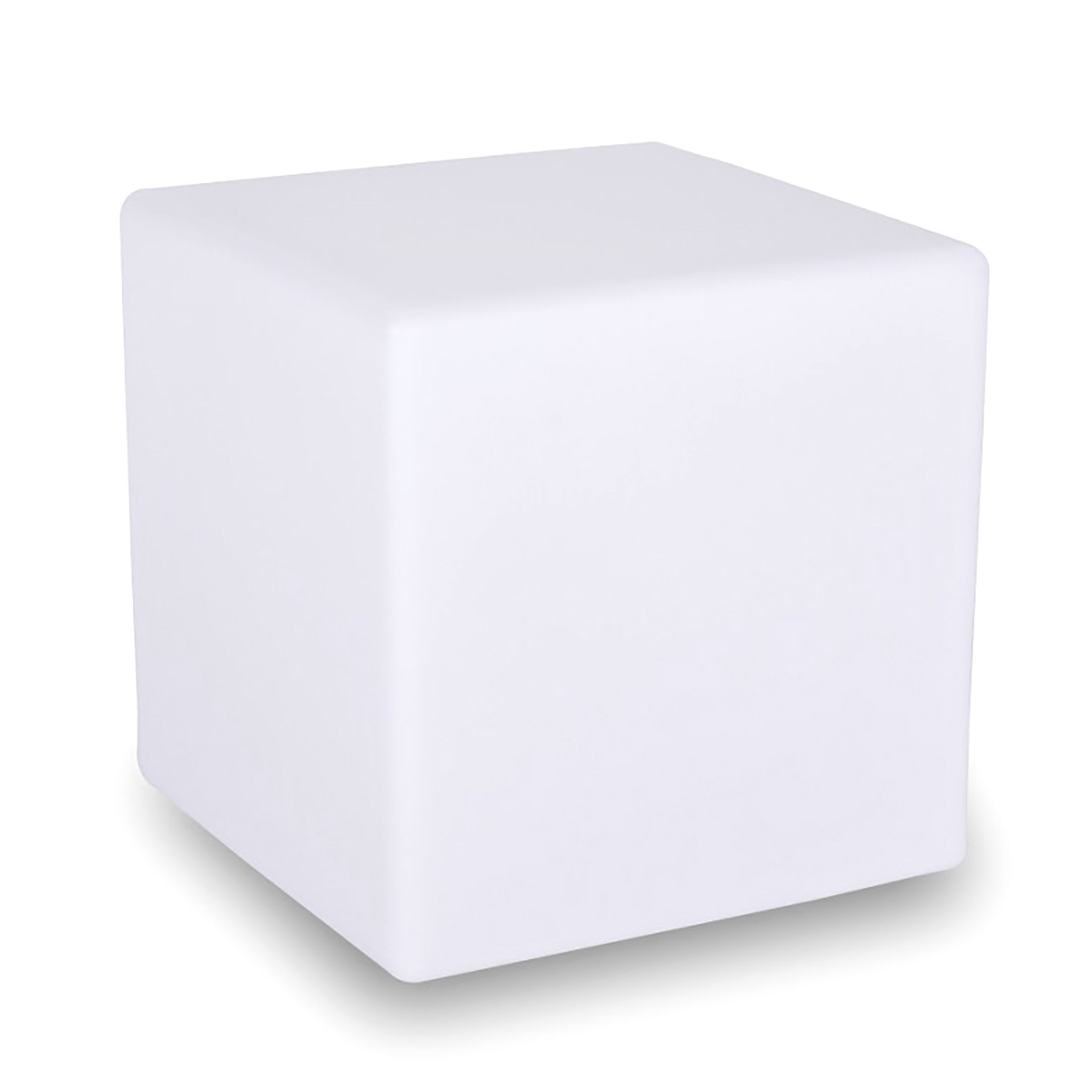 Cube lumineux CUBE en polyéthylène blanc - Keria et Laurie Lumière