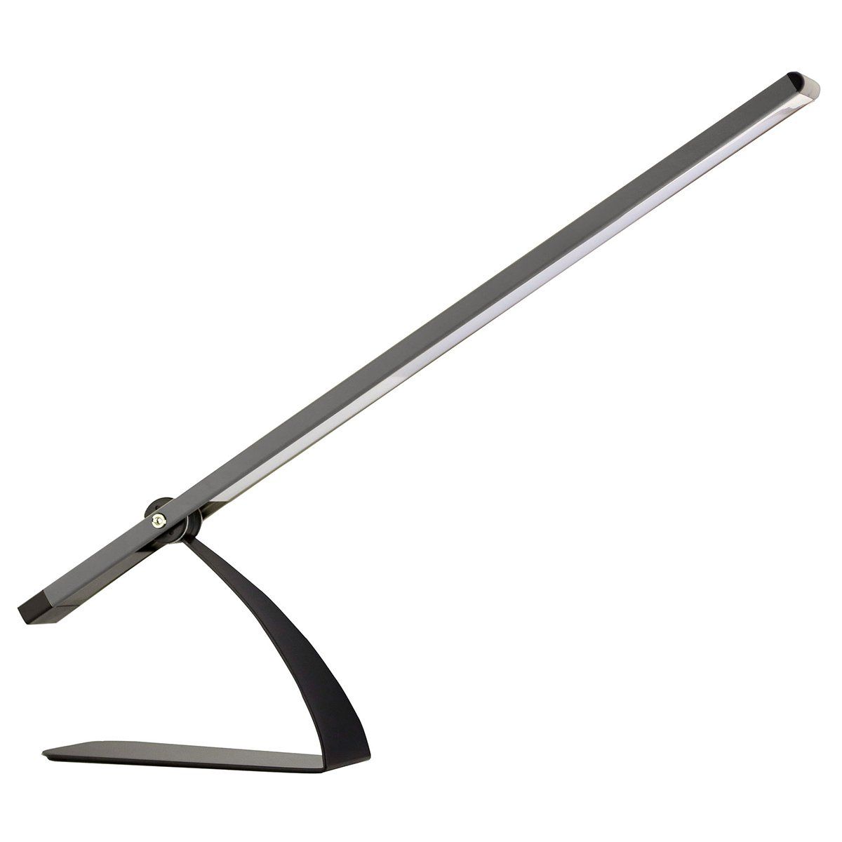 Lampe de bureau LED ARROW en aluminium gris