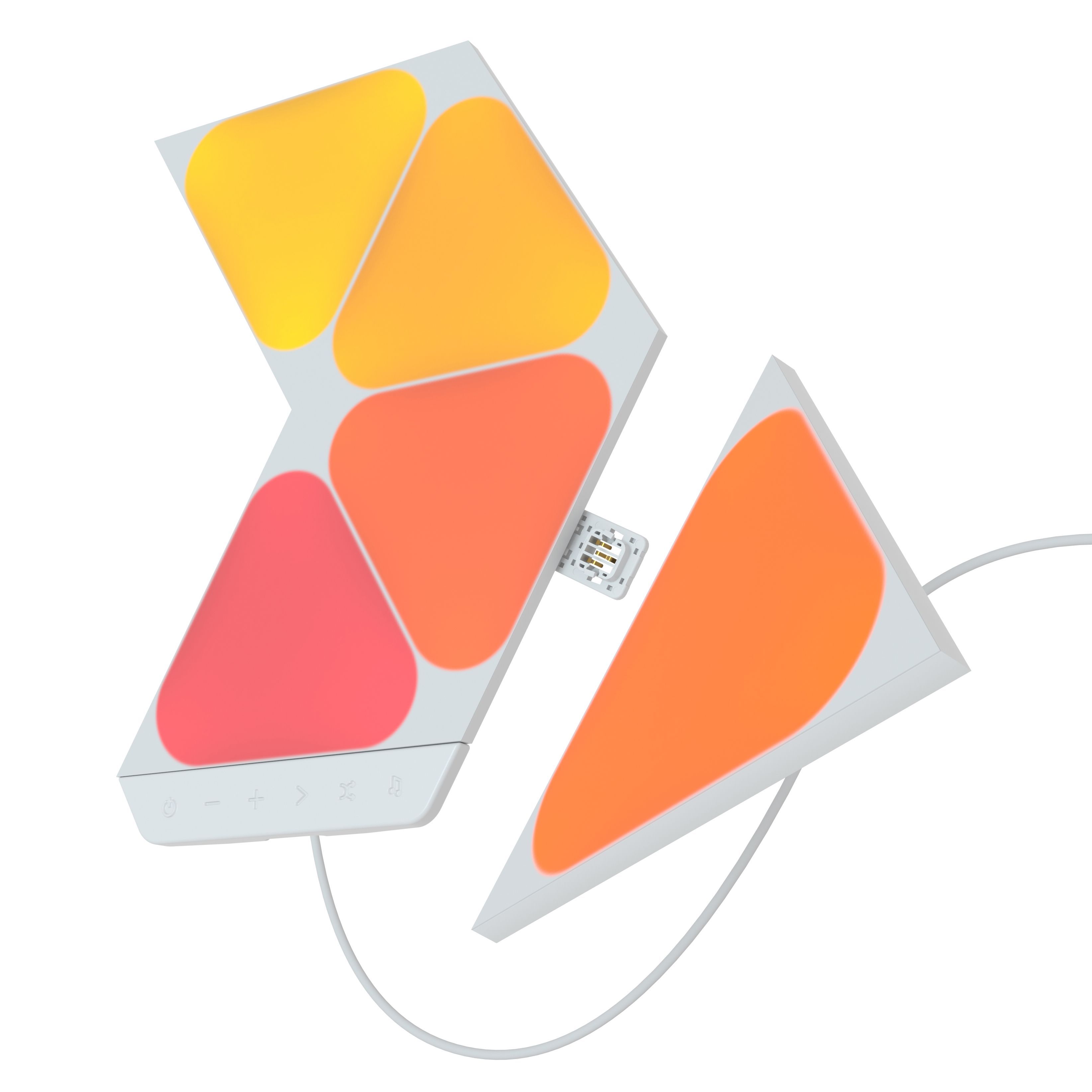 Kit de 5 triangles lumineux design à assembler SHAPES - Keria et
