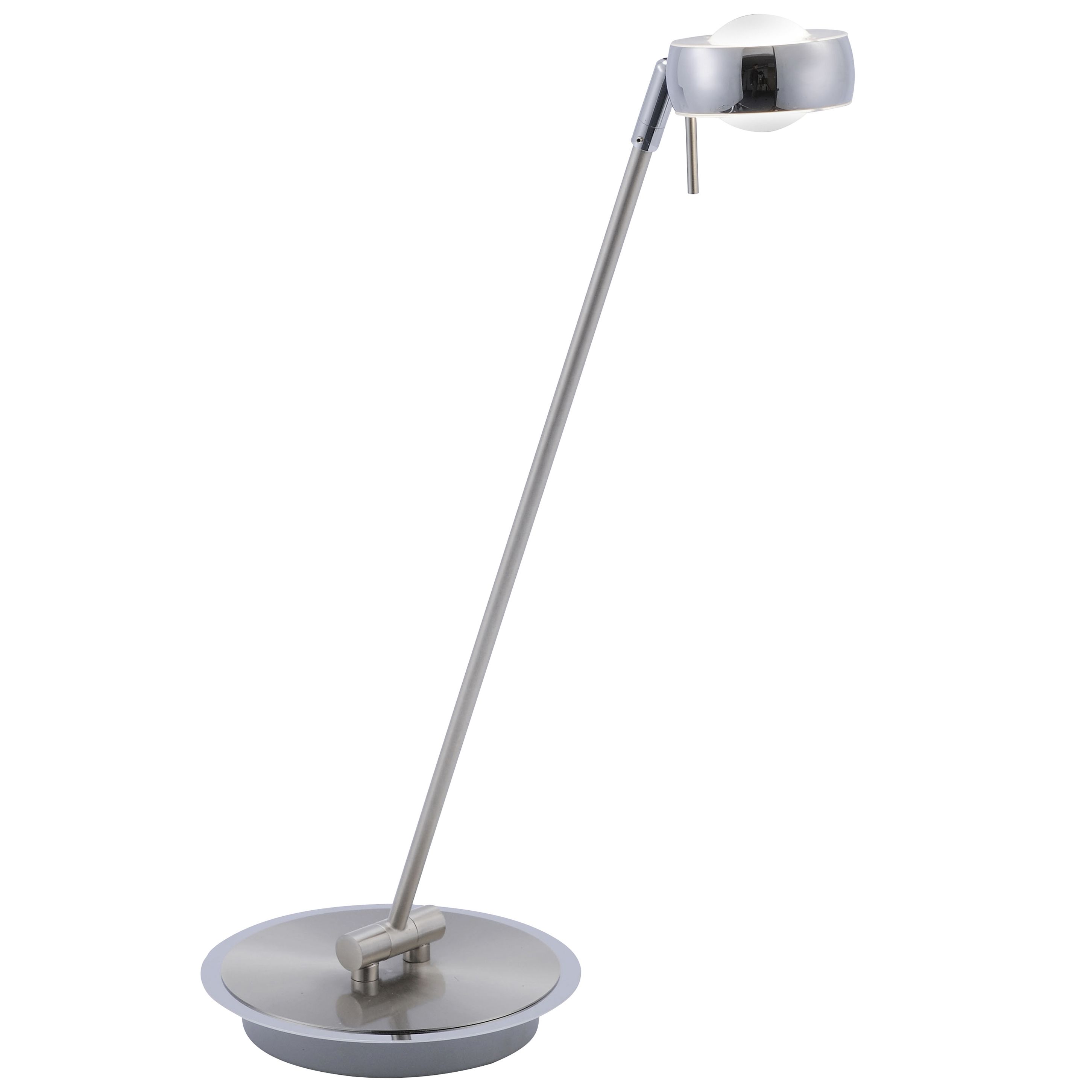 Lampe de bureau LED GILLY en métal blanc - Keria et Laurie Lumière