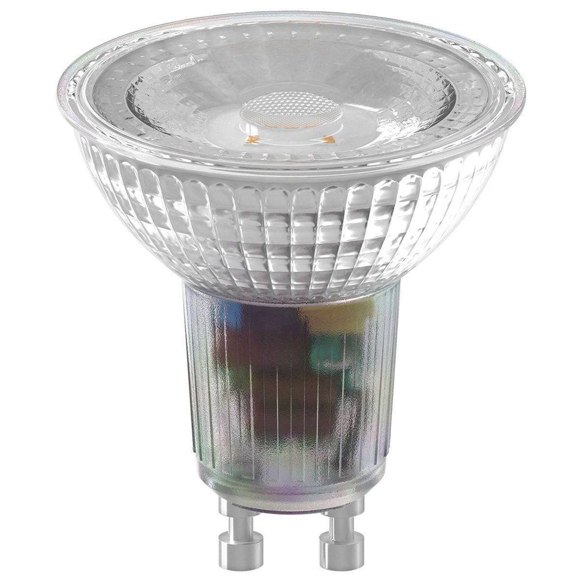 Ampoule LED dimmable GU10 HALO LOOK éclairage blanc chaud 4.9W 400 lumens  Ø5cm - Keria et Laurie Lumière